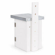 Vogelhuisje wit compact met dak plat 30 mm — foto 3