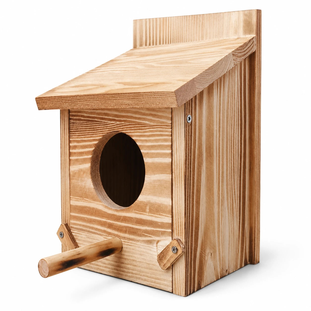 Houten vogelhuisje met ingang van 60 mm — foto 3