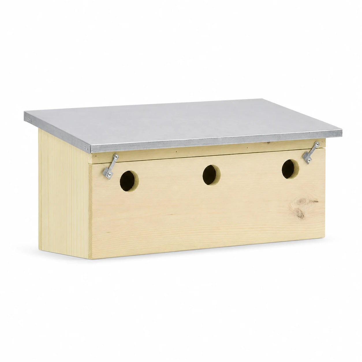 Vogelhuisje horizontaal van hout grenen FSC® — foto 3