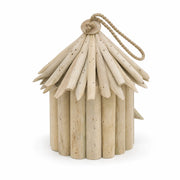 Hangend vogelhuisje van hout beige formaat 20 × 17 × 24 cm — foto 3