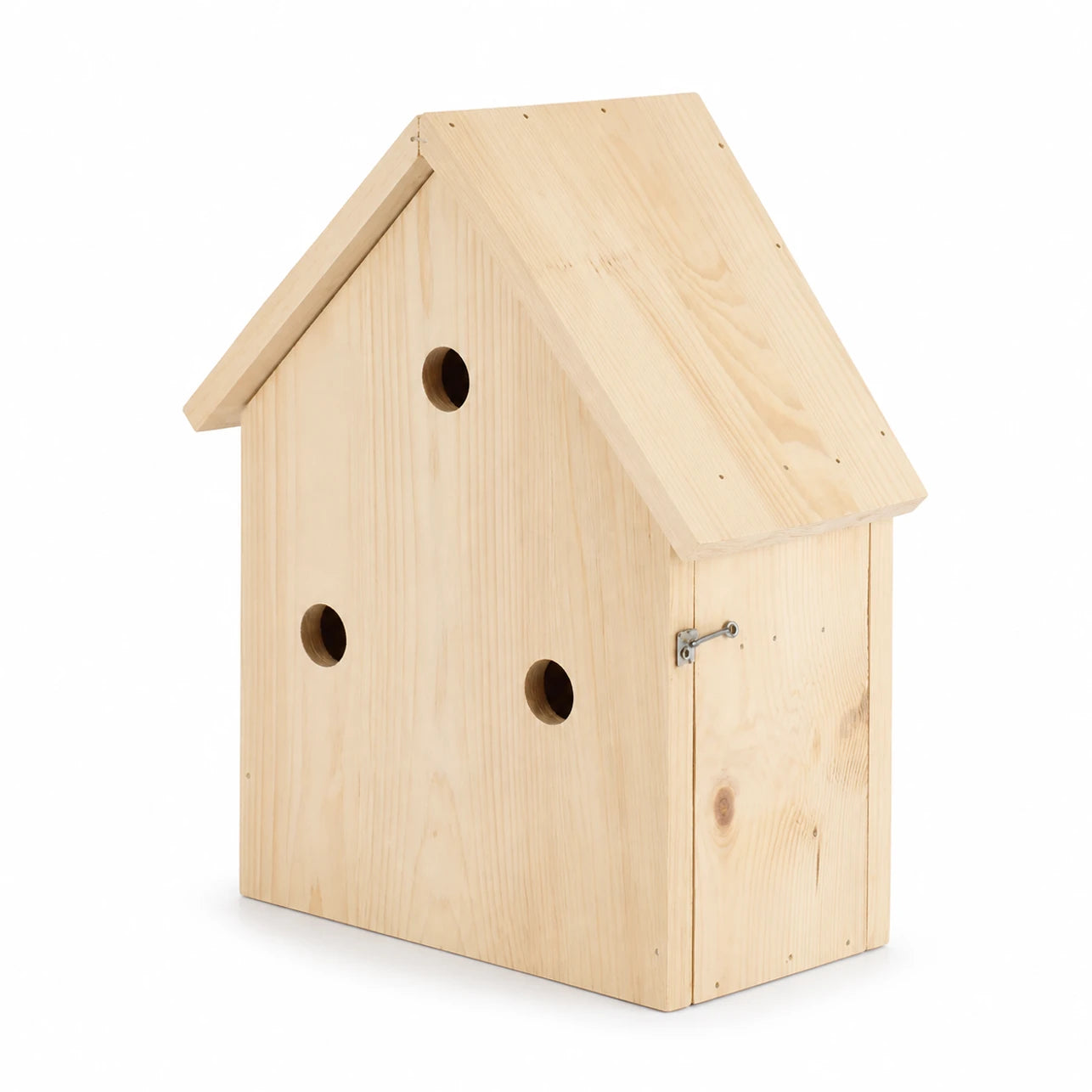 Houten vogelhuisje beige — foto 3