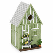 Vogelhuisje decoratief groen — foto 3