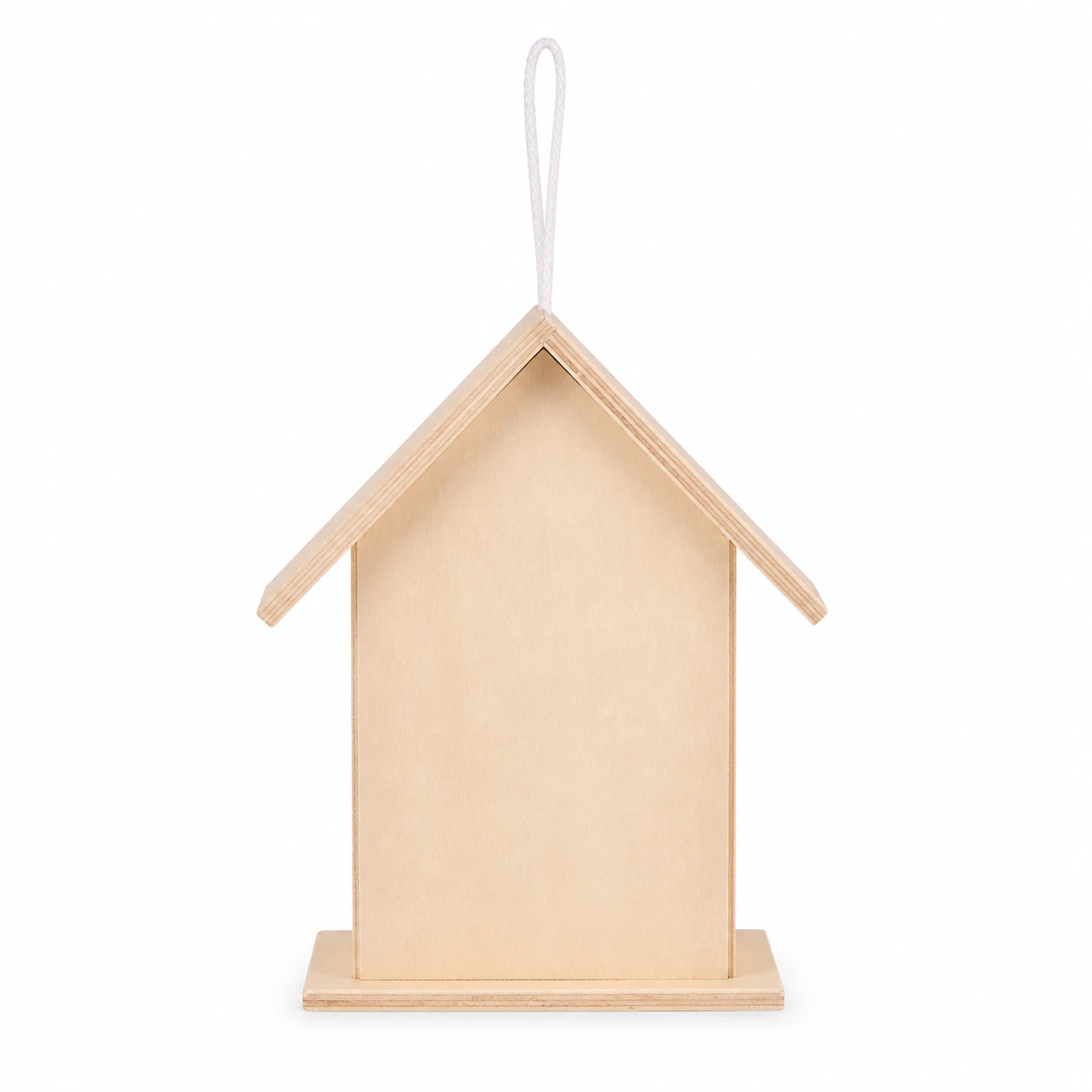 Hangend vogelhuisje decoratief van hout — foto 3