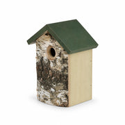 Vogelhuisje rustiek van schors met groendak — foto 3