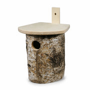 Vogelhuisje van berk bruin formaat 16 × 17 × 25 cm — foto 3