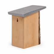 Vogelhuisje compact van schors van berk — foto 3