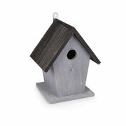 Vogelhuisje stijl retro van hout grijs formaat 18,5 × 15 × 23 cm — foto 3