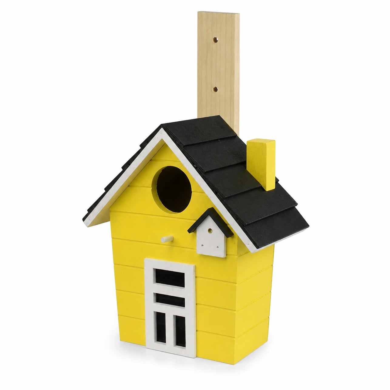 Hangend vogelhuisje van hout formaat 17 × 12 × 20 cm — foto 3