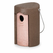 Vogelhuisje afgerond hangend van houtbeton 45 mm — foto 3