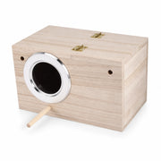 Vogelhuisje vierkant van hout met dak afneembaar formaat 12 × 12 × 19,5 cm — foto 3