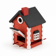 Vogelhuisje en voederbak stijl baksteen — foto 3
