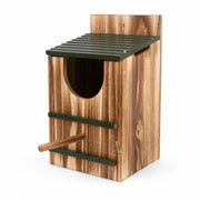 Vogelhuisje van verkoold hout — foto 3