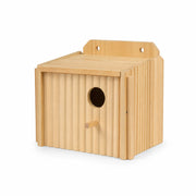Houten vogelhuisje bruin formaat 21 × 13 × 13 cm — foto 3