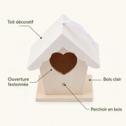 Mini vogelhuisje geschulpt — foto 3
