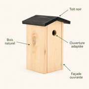 Vogelhuisje zwart — foto 4