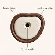 Vogelhuisje gerecycled bruin 25 cm — foto 4