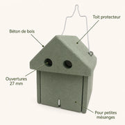 Vogelhuisje beton 27 mm — foto 4