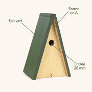 Vogelhuisje groen slank — foto 4