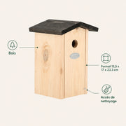 Houten vogelhuisje gecertificeerd FSC — foto 4