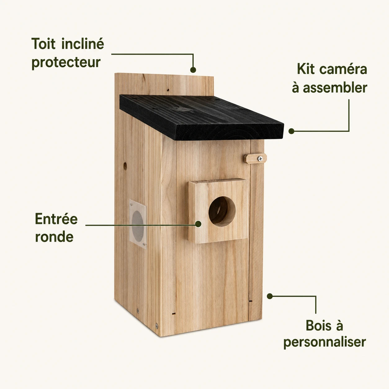 Vogelhuisje camera zonne-energie — foto 3