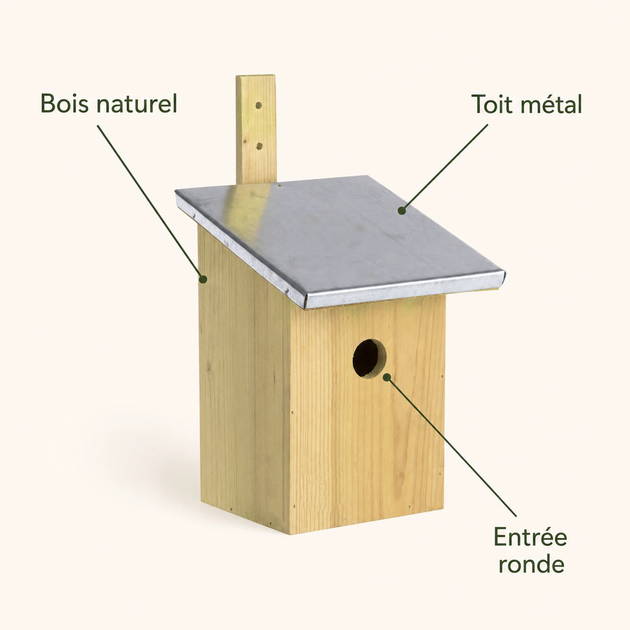 Vogelhuisje spiegel — foto 4