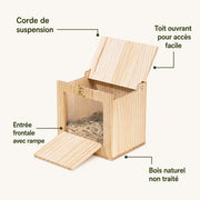 Vogelhuisje volière hout — foto 3