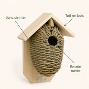 Hangend vogelhuisje van seagrass — foto 4