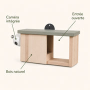 Vogelhuisje verbonden semi-open met groendak — foto 4