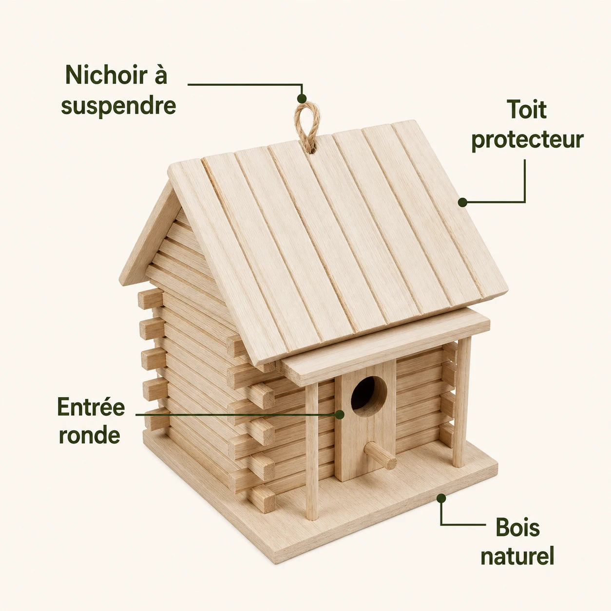 Vogelhuisje stammen vogels — foto 3