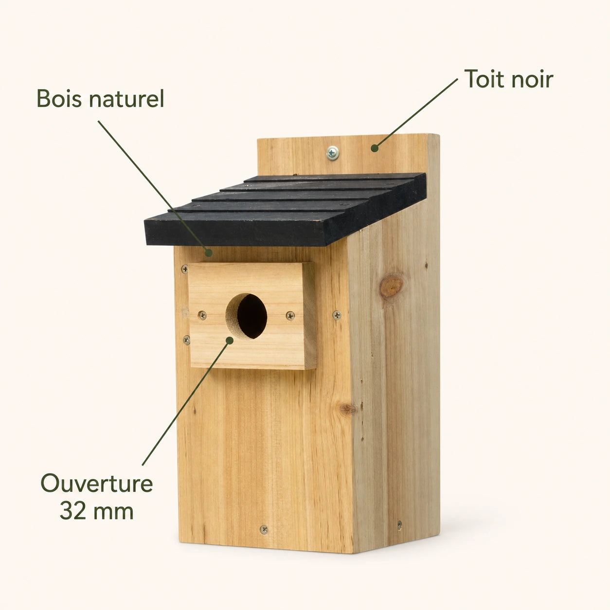 Vogelhuisje compact ingang 32 mm — foto 4