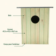 Houten vogelhuisje behandeld — foto 4