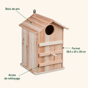 Houten vogelhuisje van spar — foto 4