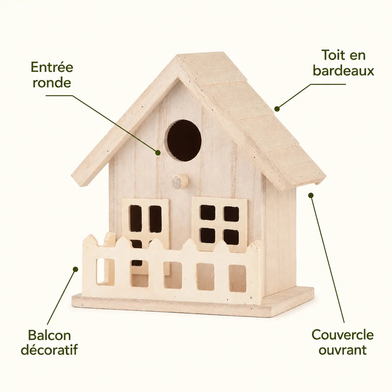 Vogelhuisje balkon decoratief — foto 3