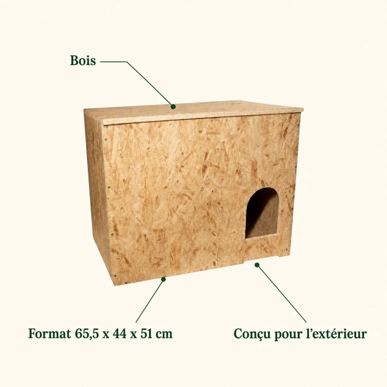 Houten vogelhuisje OSB — foto 4