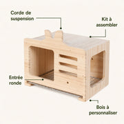 Vogelhuisje kubus open — foto 3