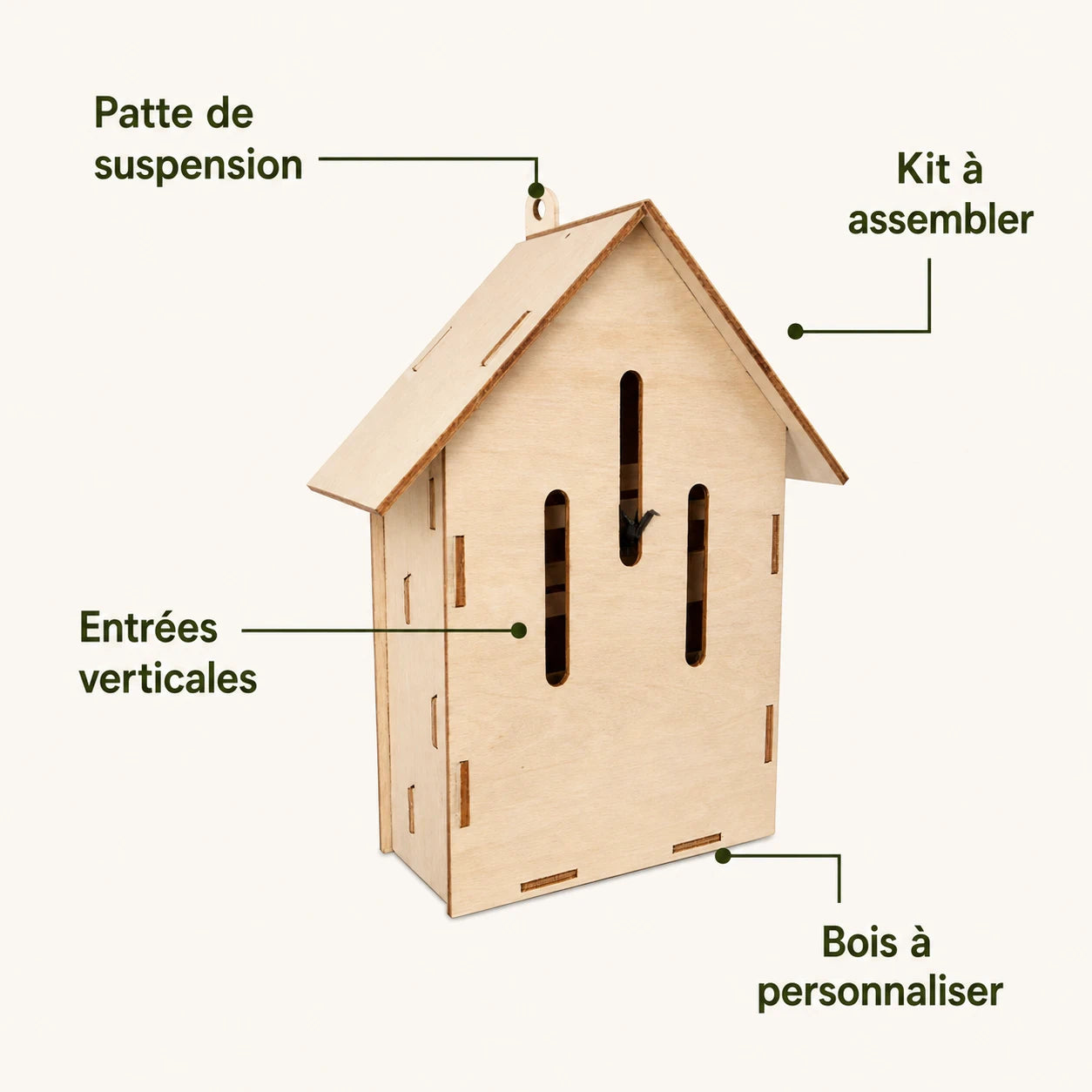 Vogelhuisje design hout — foto 3