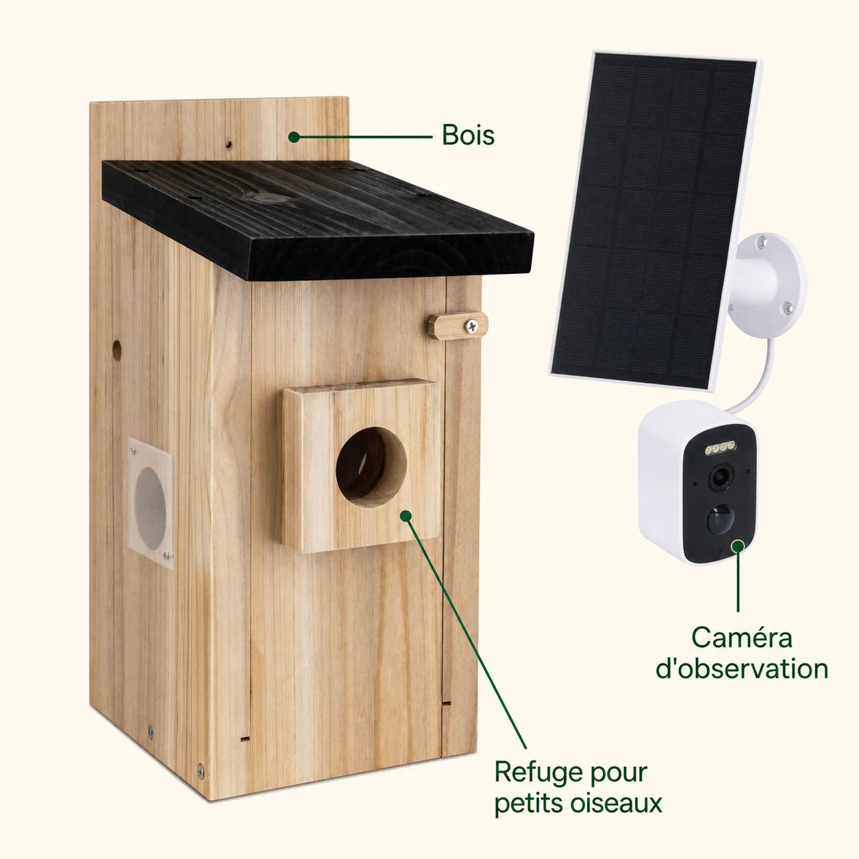 Vogelhuisje verbonden met camera 5 MP — foto 4