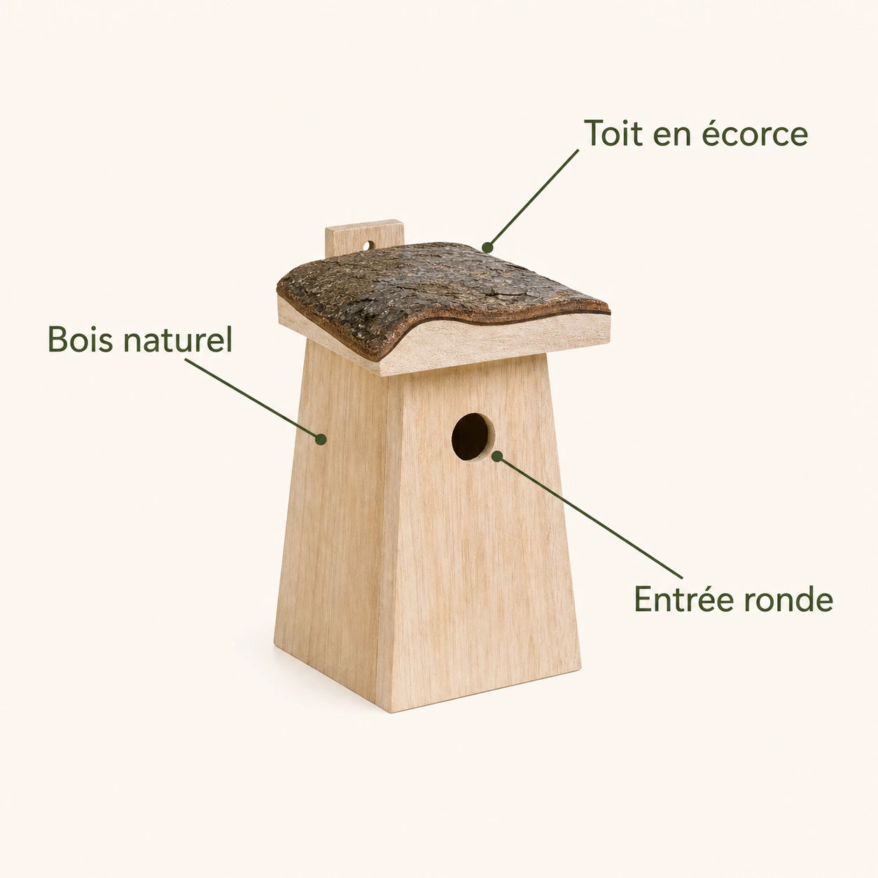 Vogelhuisje huisje van berk — foto 4