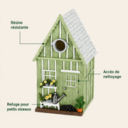 Vogelhuisje decoratief groen — foto 4
