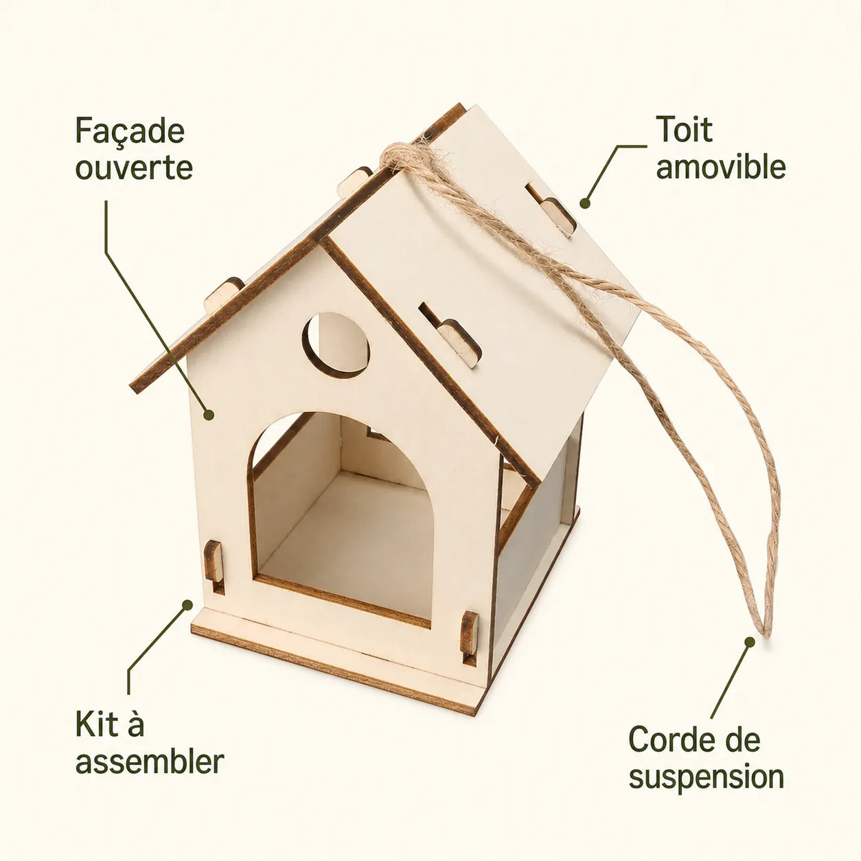 Vogelhuisje open creatief — foto 3