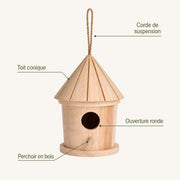 Vogelhuisje toren kegelvormig — foto 3