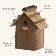 Vogelhuisje dak riet — foto 4