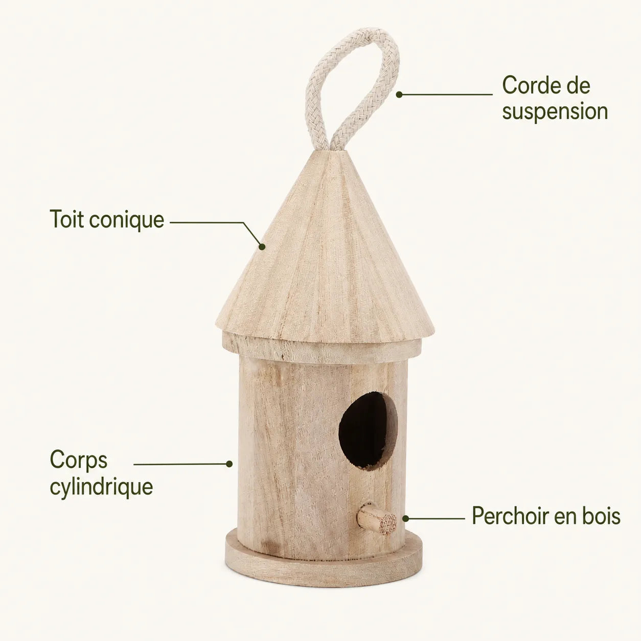 Vogelhuisje toren smal — foto 3