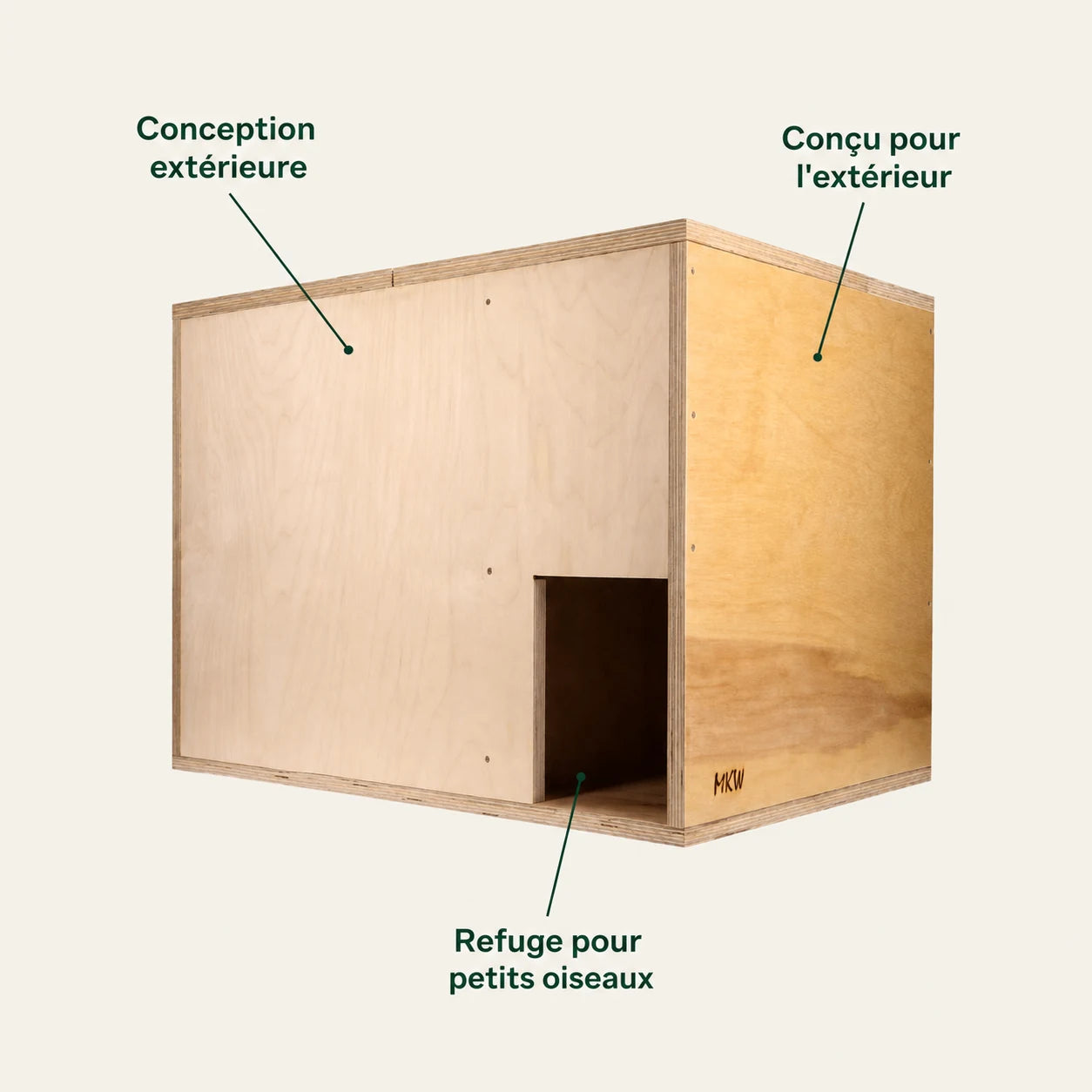 Vogelhuisje van multiplex — foto 4