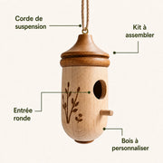Vogelhuisje eikel kolibrie — foto 3