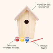 Kit vogelhuisje met paint — foto 4