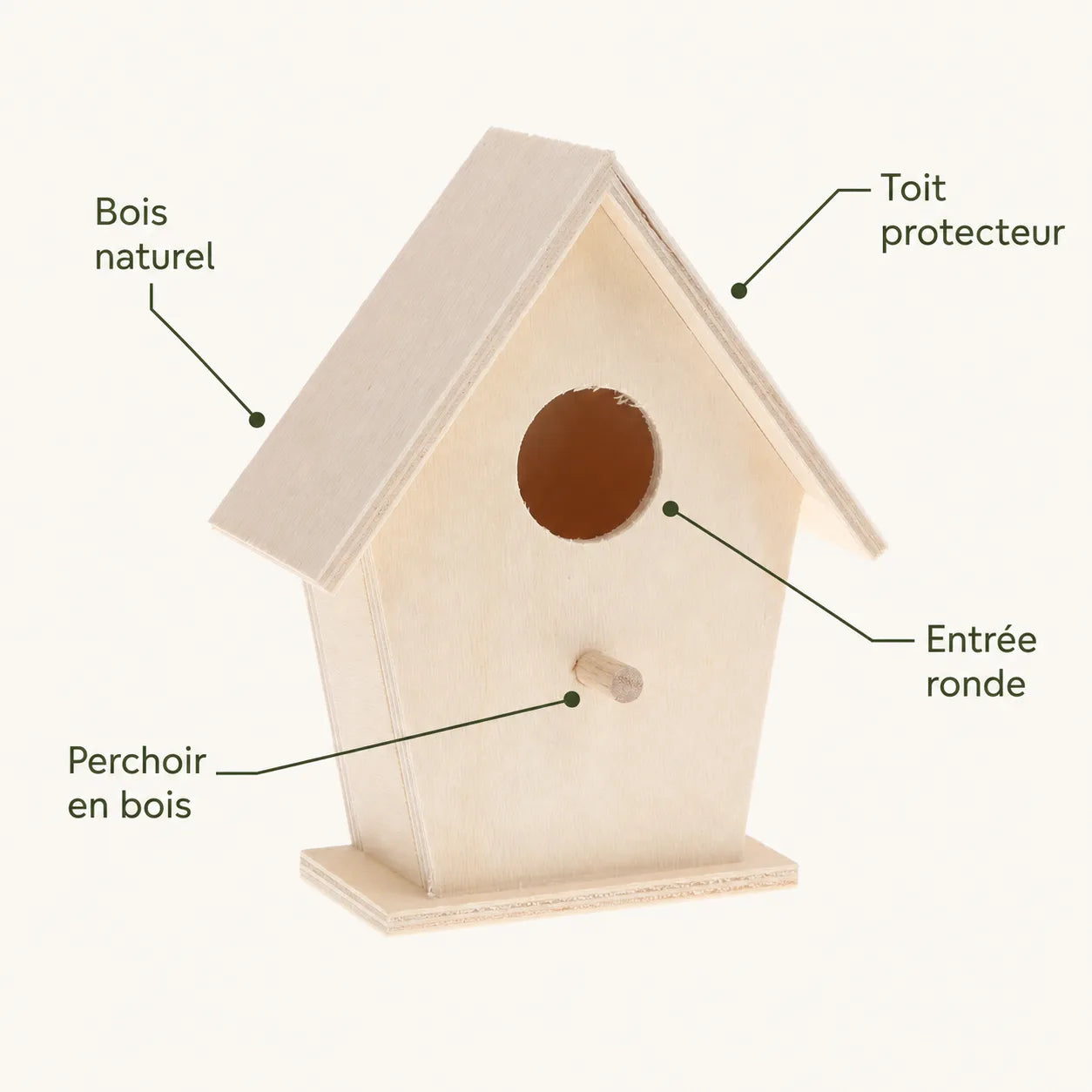 Vogelhuisje huis klassiek — foto 3