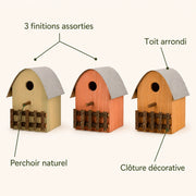 Vogelhuisje decoratief gemengd — foto 4