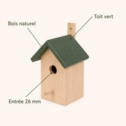 Vogelhuisje met groendak dubbel slope — foto 4