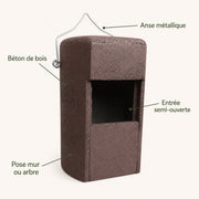 Vogelhuisje semi-open van houtbeton — foto 4